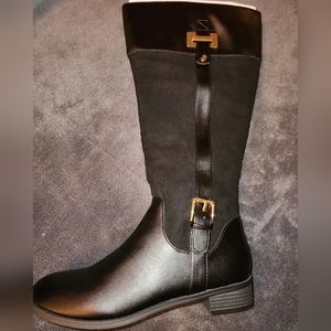 Knee-high Wide Calf Riding Boots